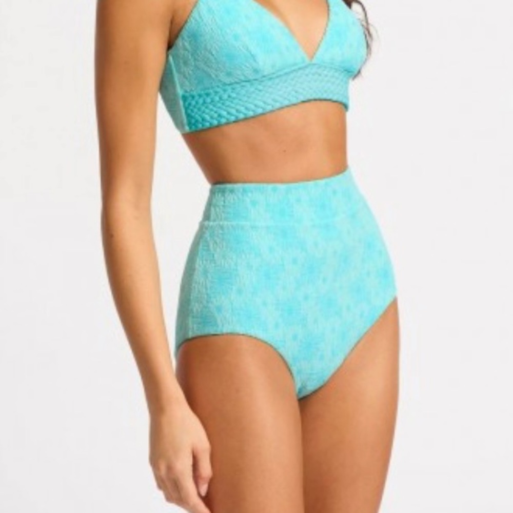 Seafolly Marlowe High Waisted Bikini Bottom. Size 12